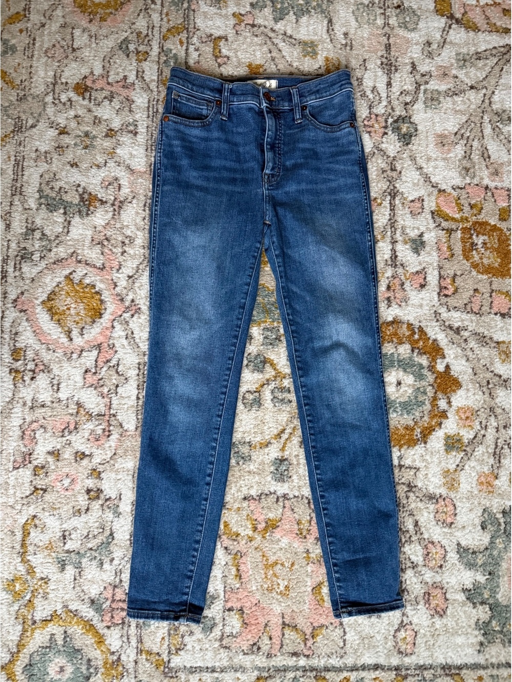 Madewell Women's 10" High-Rise Skinny Jeans Size 27 Denim Casual